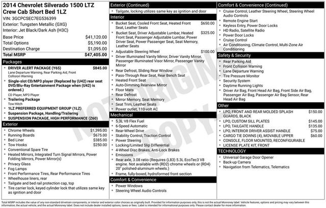 2014 Chevrolet Silverado 1500 LTZ - 23001948 - 5