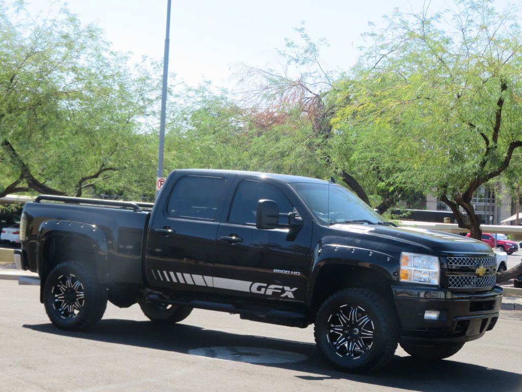 2014 Chevrolet Silverado 2500HD LIFTED CREWCAB DURAMAX DIESEL LOW MILES EXTRA CLEAN LTZ LEATHER - 22598597 - 3