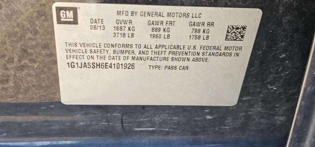 2014 Chevrolet Sonic 4dr Sedan Automatic LS - 22985480 - 9