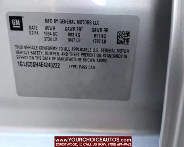 2014 Chevrolet Sonic 4dr Sedan Automatic LT - 22923359 - 35