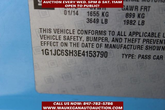 2014 Chevrolet Sonic 5dr Hatchback Automatic LT - 22943716 - 9