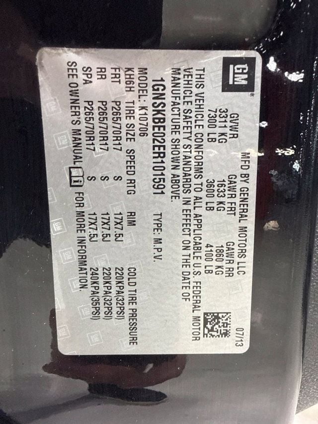 2014 Chevrolet Tahoe 4WD 4dr LT - 23068428 - 26