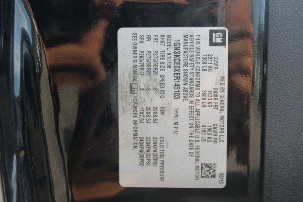 2014 Chevrolet Tahoe 4WD 4dr LTZ - 22926397 - 33