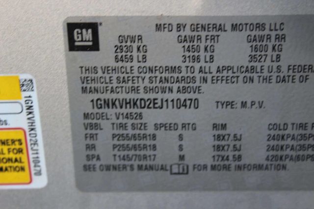 2014 Chevrolet Traverse AWD 4dr LT w/2LT - 23029179 - 8