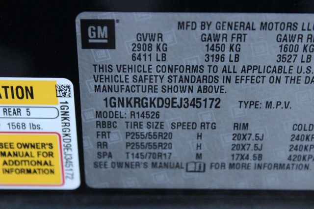 2014 Chevrolet Traverse FWD 4dr LT w/1LT - 22978729 - 12