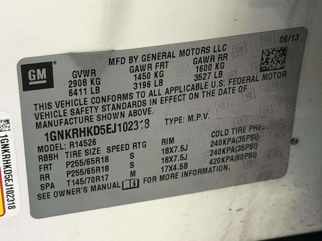 2014 Chevrolet Traverse FWD 4dr LT w/2LT - 22986770 - 15