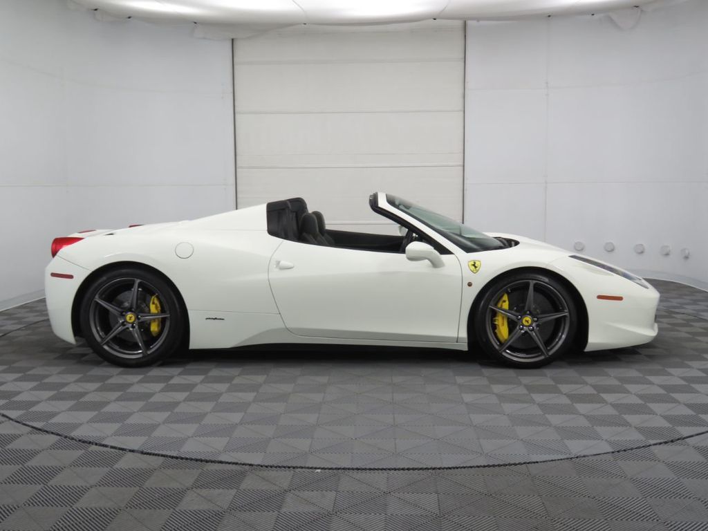 ferrari 458 white convertible