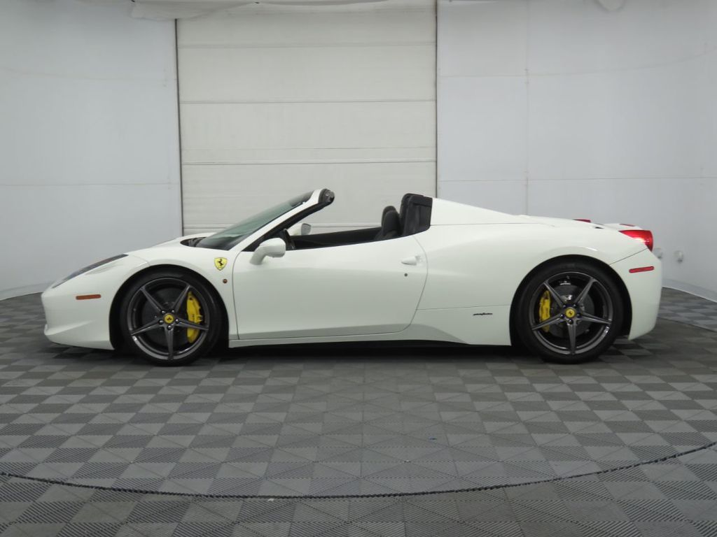 ferrari 458 white convertible