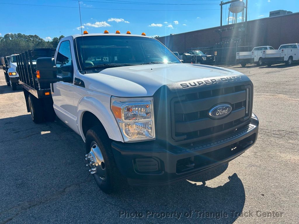 2014 Ford 14K GVW HEAVY SPEC JUST 8k MILES! 13+ FOOT STAKE TUCKAWAY LIFT GATE! SUPER CLEAN STAKE BODY UNIT! - 22276713 - 4