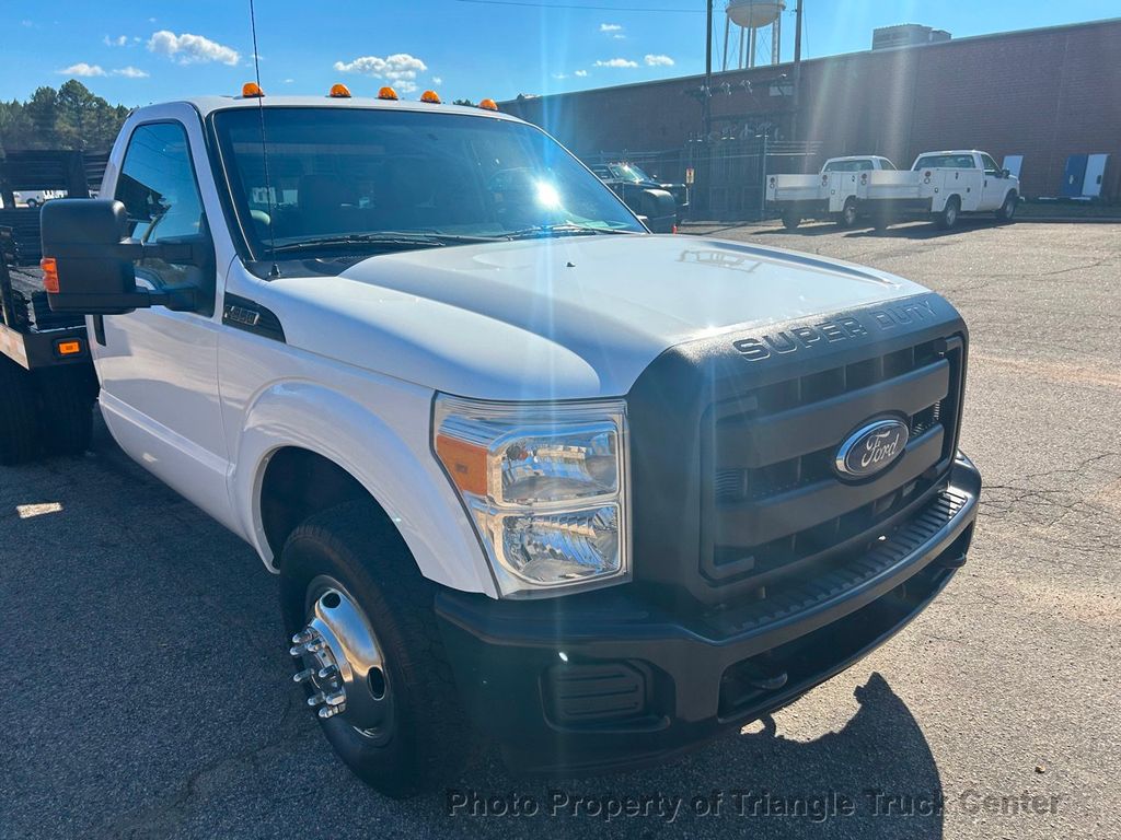 2014 Ford 14K GVW HEAVY SPEC JUST 8k MILES! 13+ FOOT STAKE TUCKAWAY LIFT GATE! SUPER CLEAN STAKE BODY UNIT! - 22276713 - 55