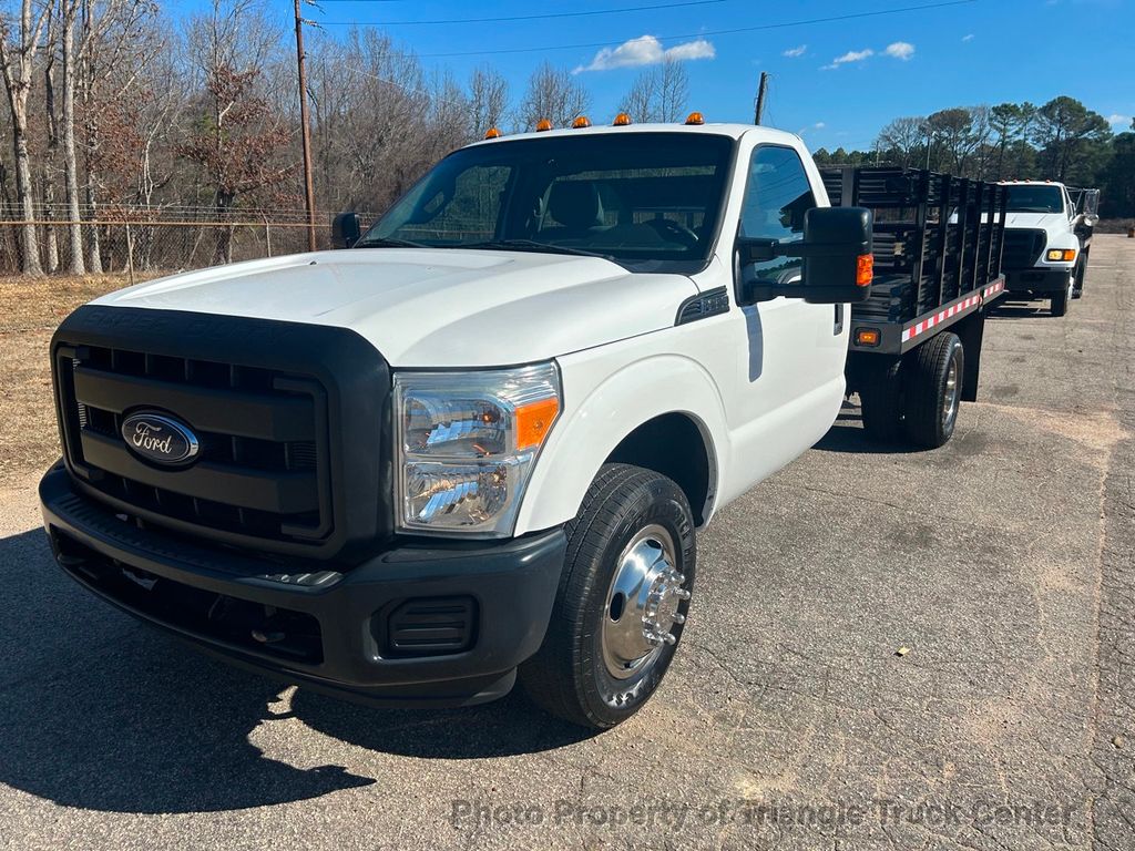 2014 Ford 14K GVW HEAVY SPEC JUST 8k MILES! 13+ FOOT STAKE TUCKAWAY LIFT GATE! SUPER CLEAN STAKE BODY UNIT! - 22276713 - 5