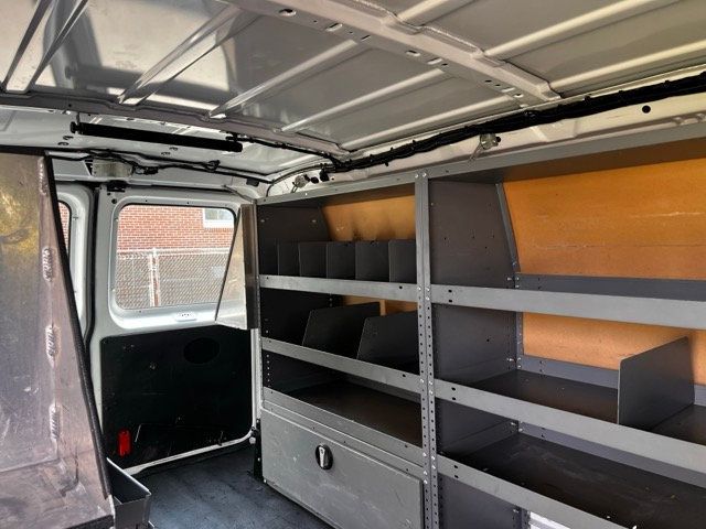 2014 Ford E150 CARGO VAN READY FOR WORK FULL POWER SHELVING AND PARTITION - 22599430 - 34