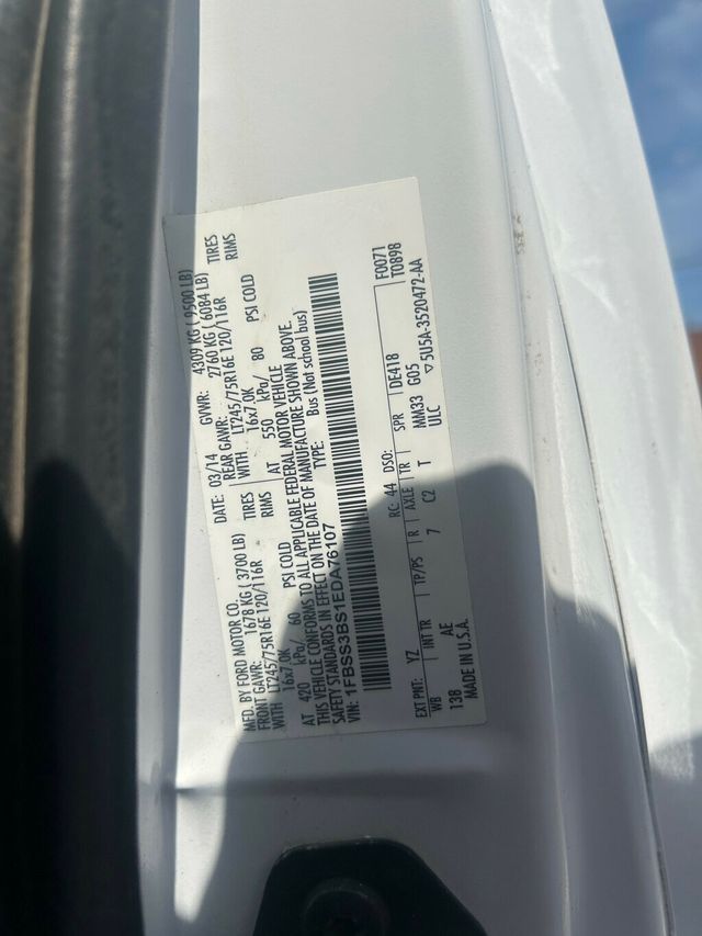 2014 Ford E350 EXTENDED 15 PASSENGER VAN 4X4 QUIGLEY CONVERSION - 22419239 - 46