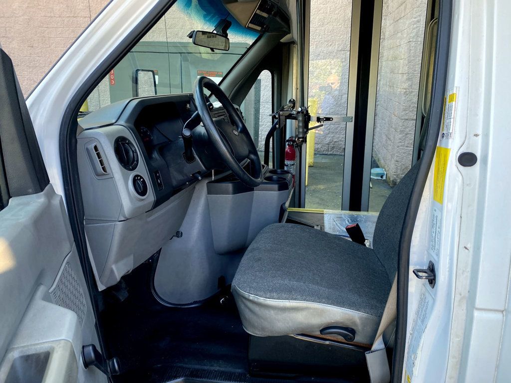 2014 Ford E350 Non-CDL 4 Wheelchair Shuttle Bus For Sale For Adults Medical Transport Mobility ADA Handicapped - 22380896 - 19