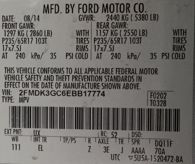 2014 Ford Edge 4dr SE FWD - 22999177 - 4