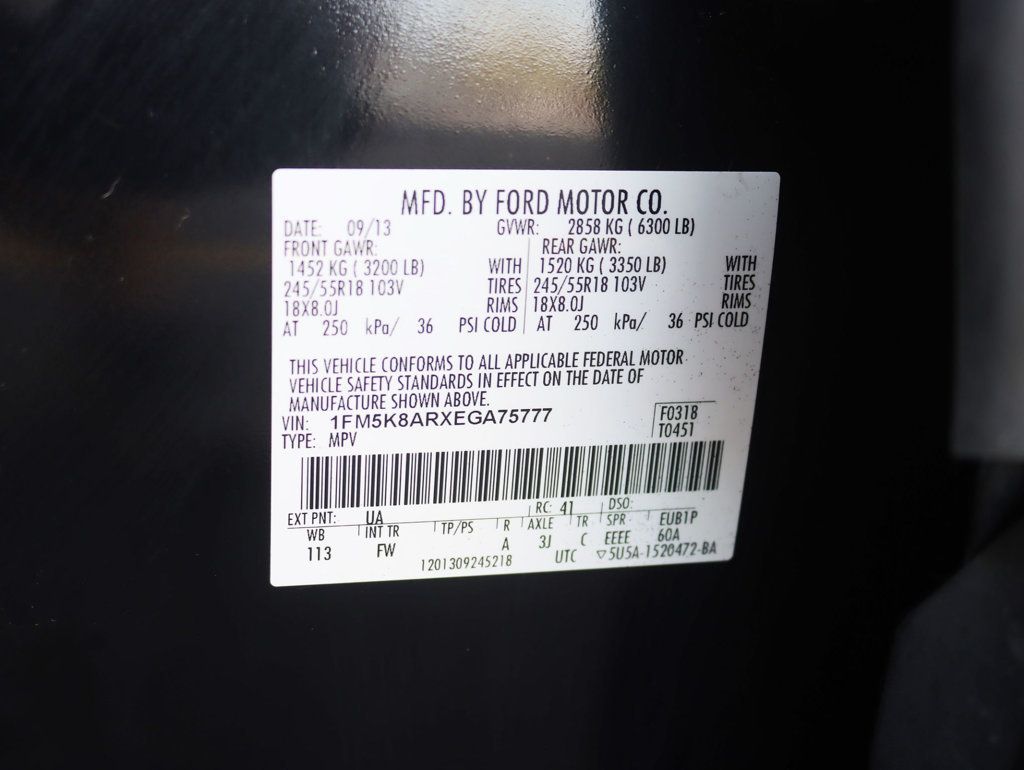 2014 Ford Explorer 4WD POLICE INTERCEPTOR - 22922115 - 27