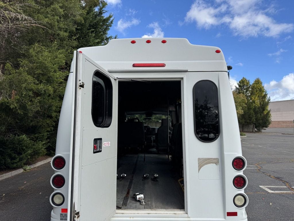 2014 Ford E-350 Cutaway Non-CDL Wheelchair Shuttle Bus For Adults Medical Transport Mobility ADA Handicapped - 22933366 - 4