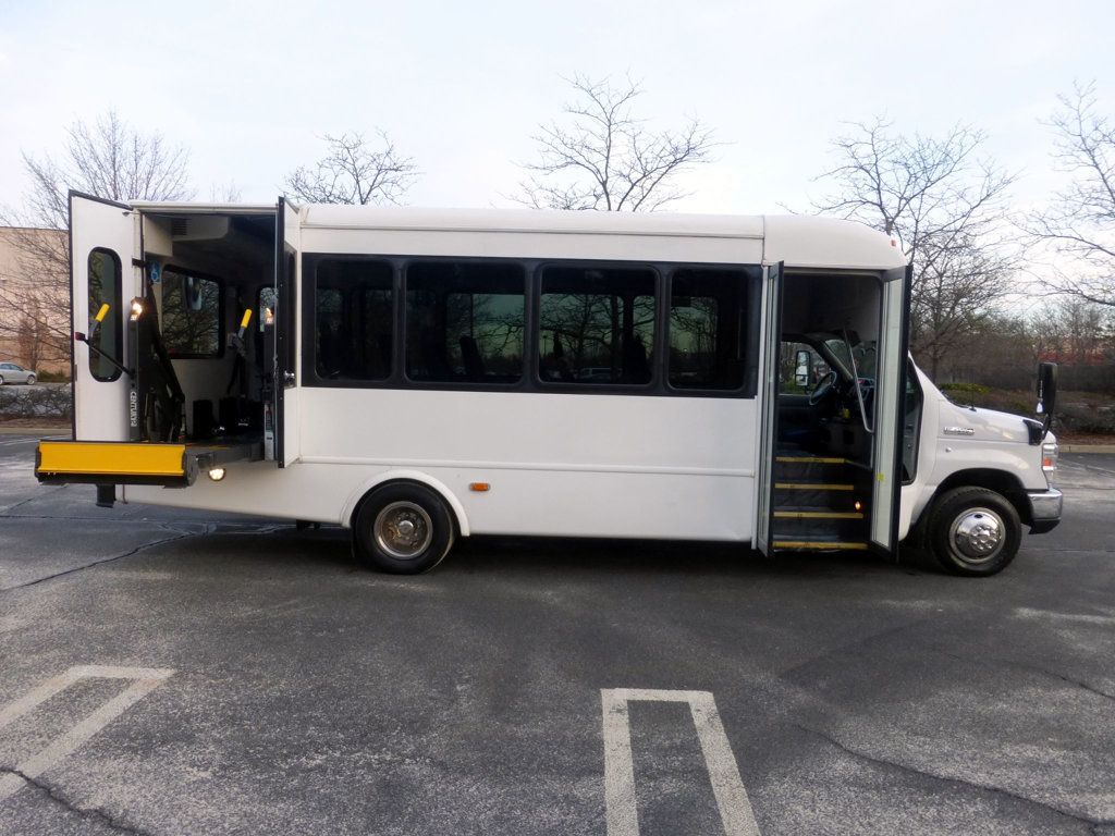 2014 Ford E-350 Cutaway Non-CDL Wheelchair Shuttle Bus For Adults Seniors Church Handicapped Transportation - 22939368 - 13