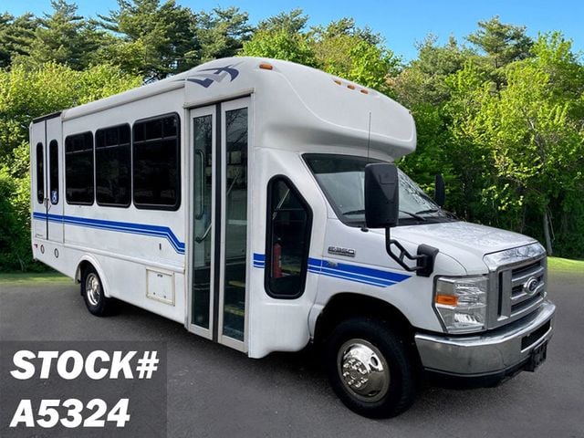 2014 Ford E-350 Non-CDL Wheelchair Shuttle Bus For Sale For Adults Seniors Church & Medical Transport - 22380893 - 0