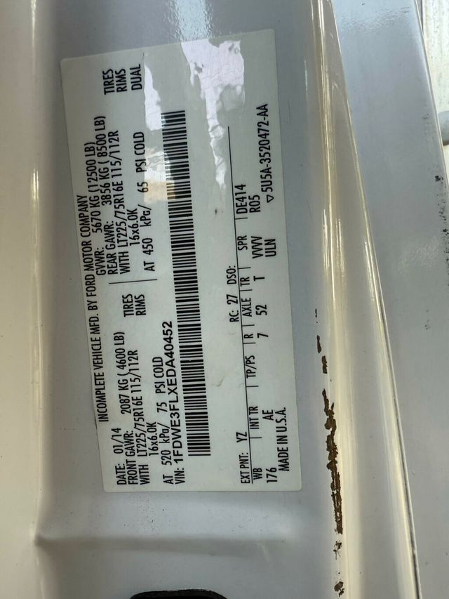 2014 Ford E-350 SUPER DUTY 16 FOOT BOX TRUCK 66,000 ORIGINAL MILES - 22838722 - 69