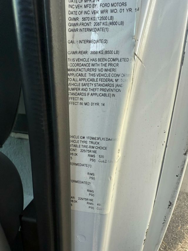 2014 Ford E-350 SUPER DUTY 16 FOOT BOX TRUCK 66,000 ORIGINAL MILES - 22838722 - 71