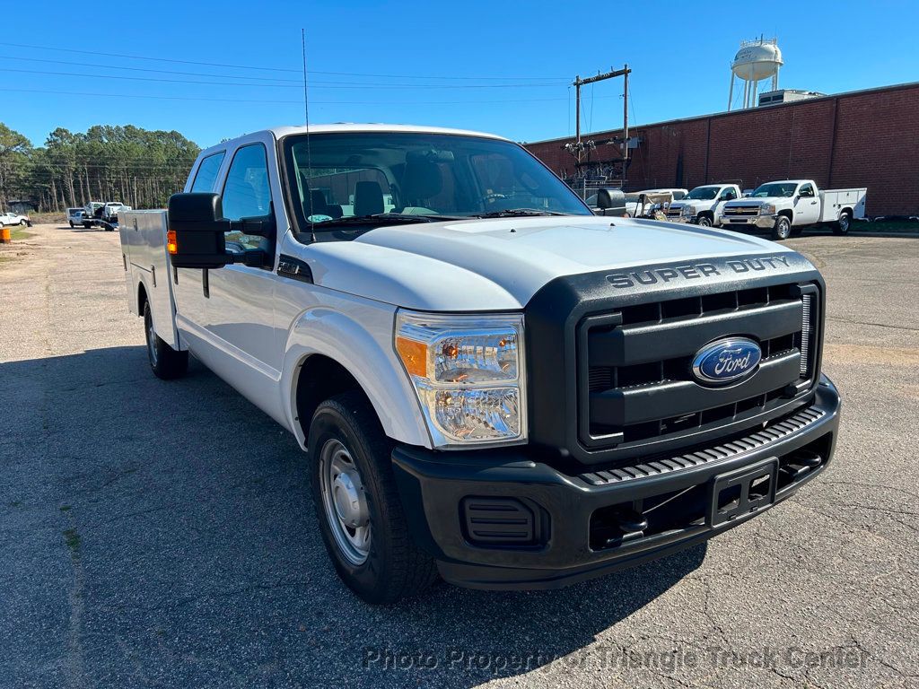 2014 Ford F250HD JUST 11k MILES! CREW CAB UTILITY! 100 PICS +SUPER CLEAN UNIT! LOOK INSIDE BOXES! POWER EQUIPMENT! - 22294145 - 5