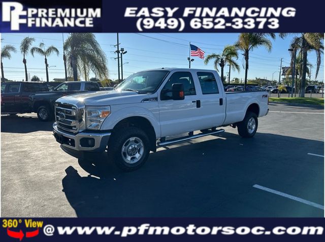 2014 Ford F350 Super Duty Crew Cab XLT LONG BED 4X4 6.2L GAS CLEAN - 22879100 - 0