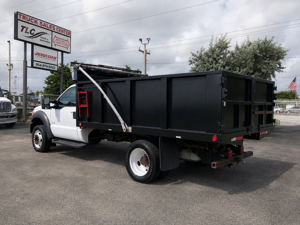 2014 Ford F450 w/ 12ft Dump Truck Steel Trash Landscape Dump Body - 23071896 - 2
