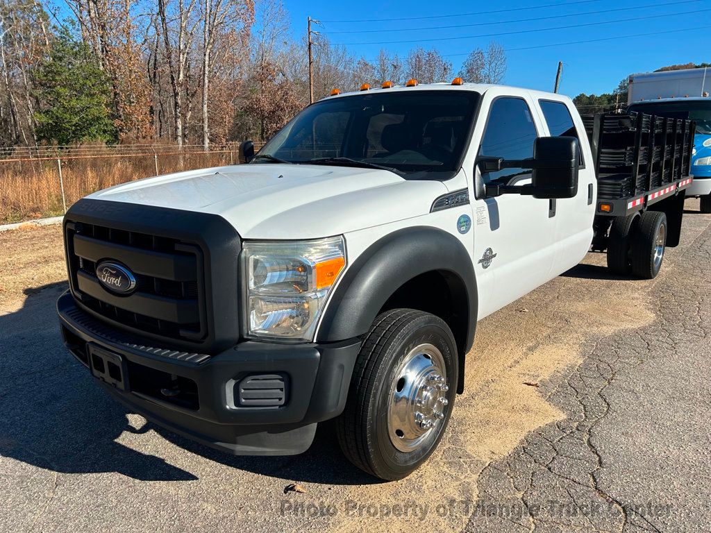 2014 Ford F450 HEAVY SPEC 12+ FOOT STAKE LIFT GATE WOW 12 FOOT STAKE DECK WITH LIFT GATE & HITCH! - 22635951 - 4