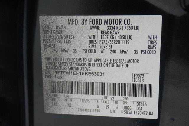 2014 Ford F-150 4WD SuperCrew 145" King Ranch - 23041182 - 33