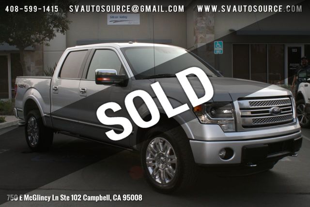 2014 Used Ford F 150 4wd Supercrew 145 Platinum At Silicon Valley Auto Source Serving Campbell Ca Iid 20202466