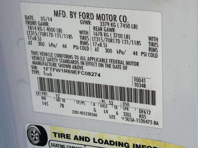 2014 Ford F-150 4WD SuperCrew 145" SVT Raptor - 23005205 - 19