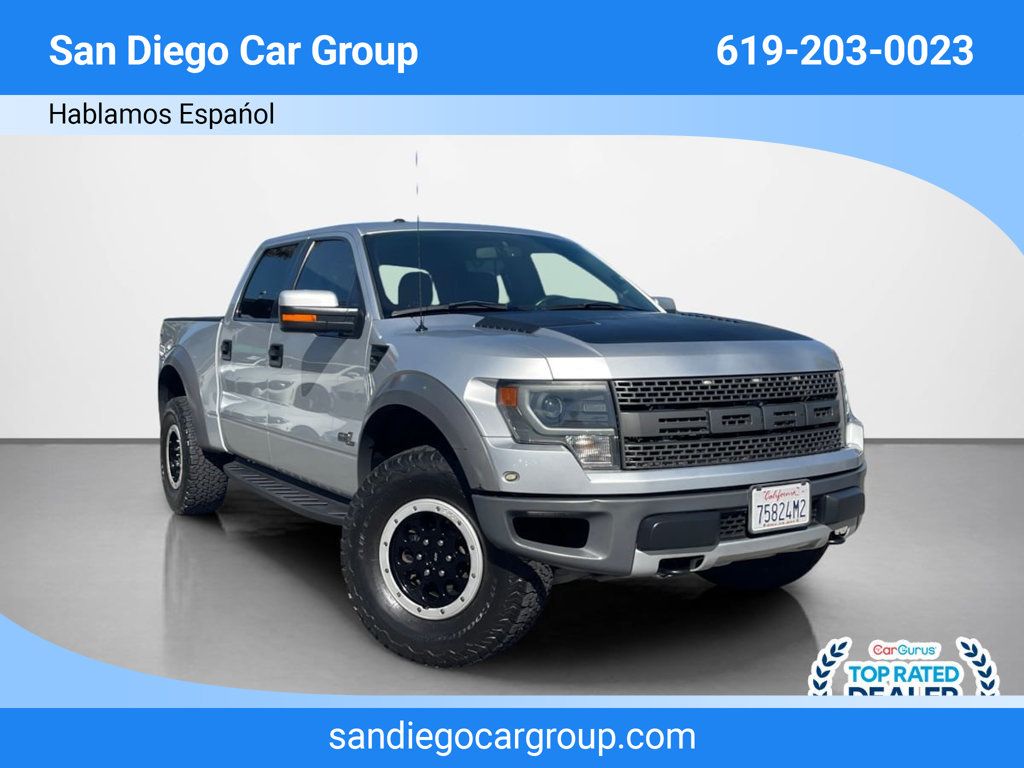 2014 Ford F-150 4WD SuperCrew 145" SVT Raptor - 22599755 - 0