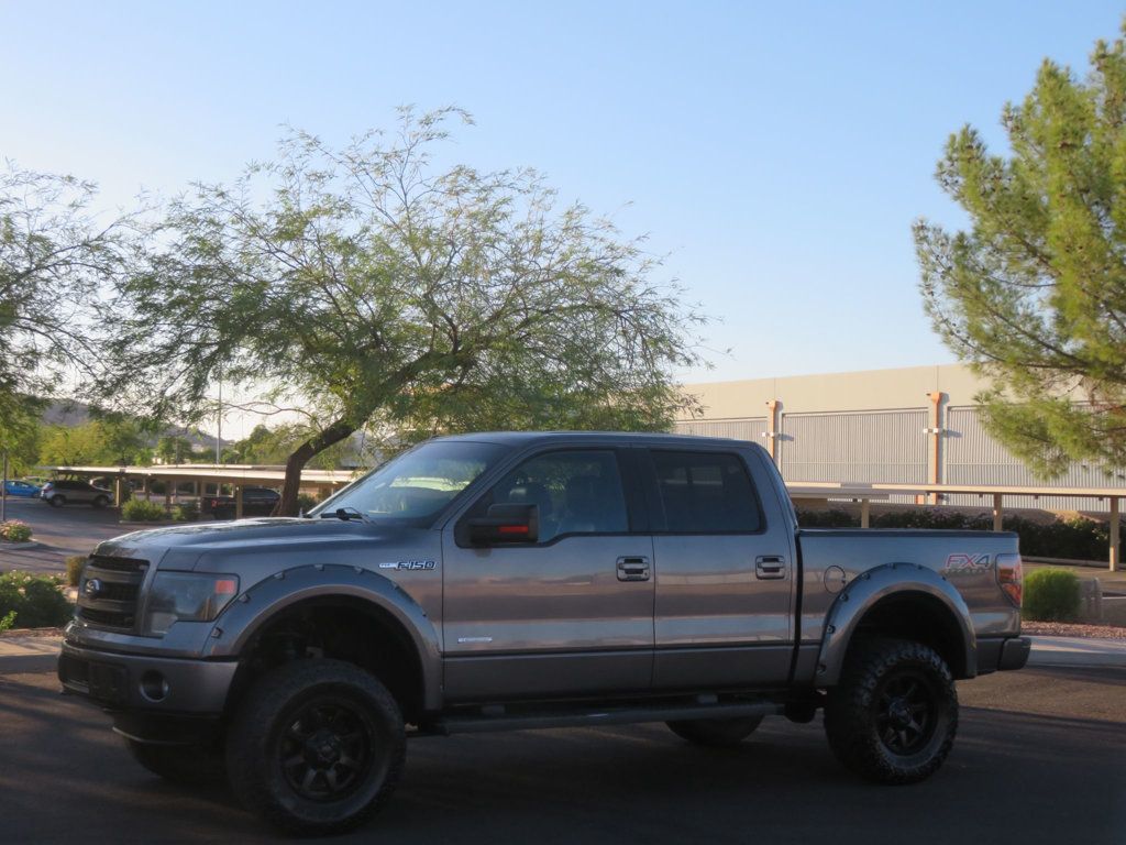 2014 Ford F-150 4X4 SUPERCREW ECOBOOST EXTRA CLEAN 4X4 FX4 LEATHER LIFTED  - 22641432 - 0