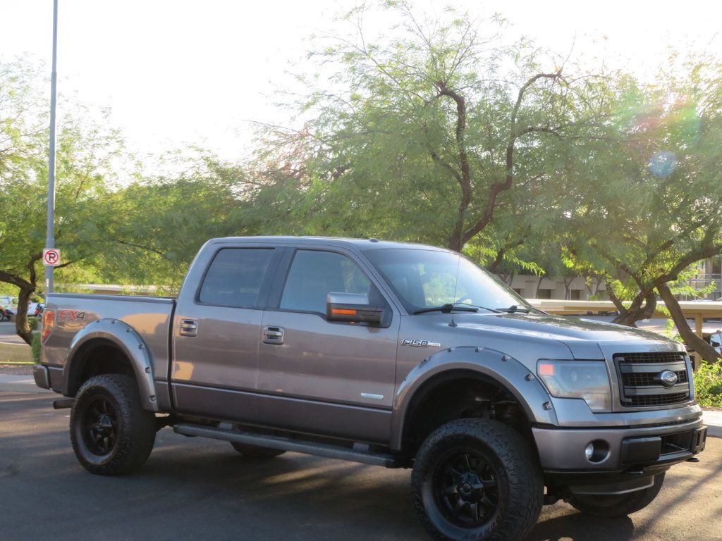 2014 Ford F-150 4X4 SUPERCREW ECOBOOST EXTRA CLEAN 4X4 FX4 LEATHER LIFTED  - 22641432 - 3