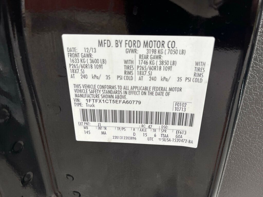2014 Ford F-150 CLEAN CARFAX with 3.5 ECOBOOST V6 - 23053612 - 20