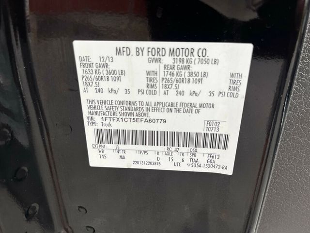 2014 Ford F-150 CLEAN CARFAX with 3.5 ECOBOOST V6 - 23053612 - 20