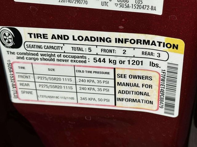 2014 Ford F-150 FX4 4x4 4dr SuperCrew Styleside 5.5 ft. SB - 22950700 - 18