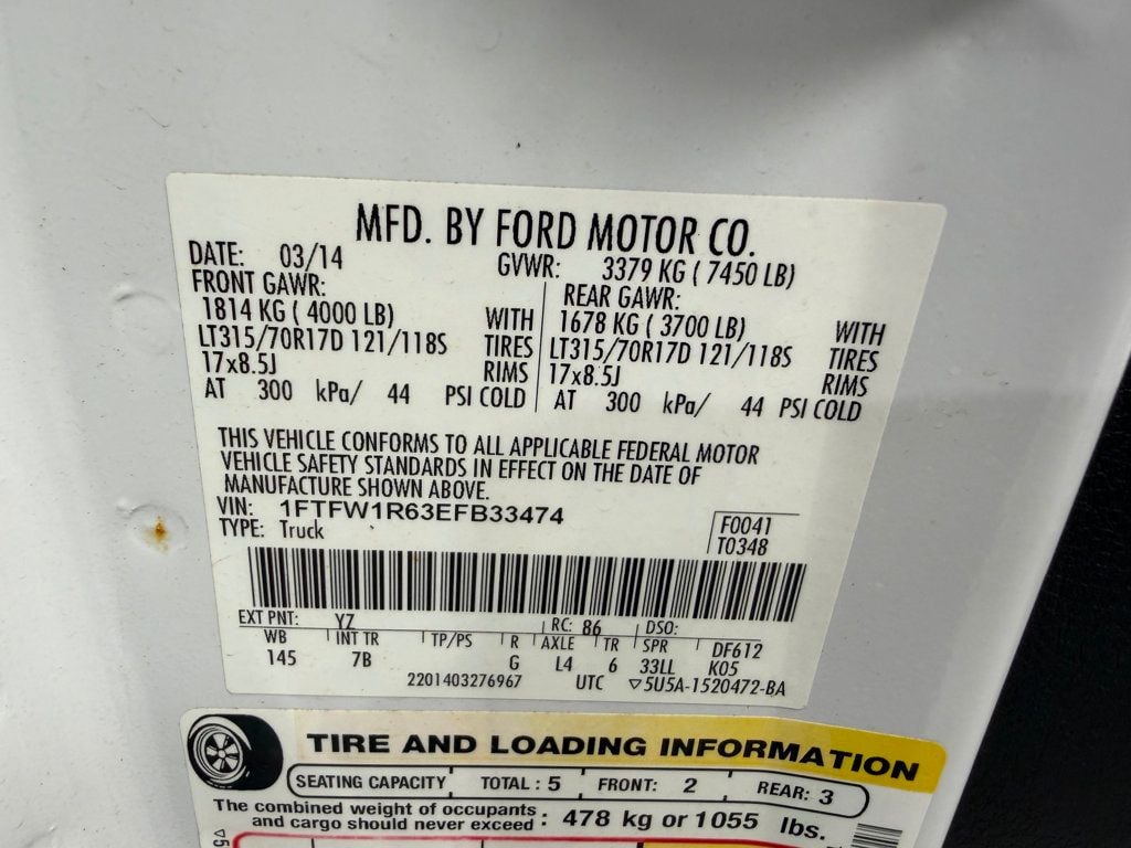 2014 Ford F-150 ROUSH RAPTOR SUPERCHARGED 1-Owner RARE - 22987760 - 60