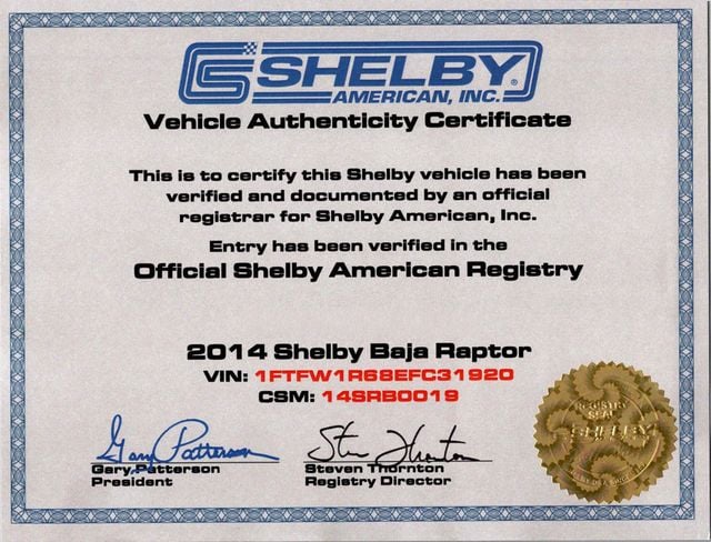 2014 Ford F-150 **SHELBY BAJA RAPTOR**RARE** - 23004034 - 0