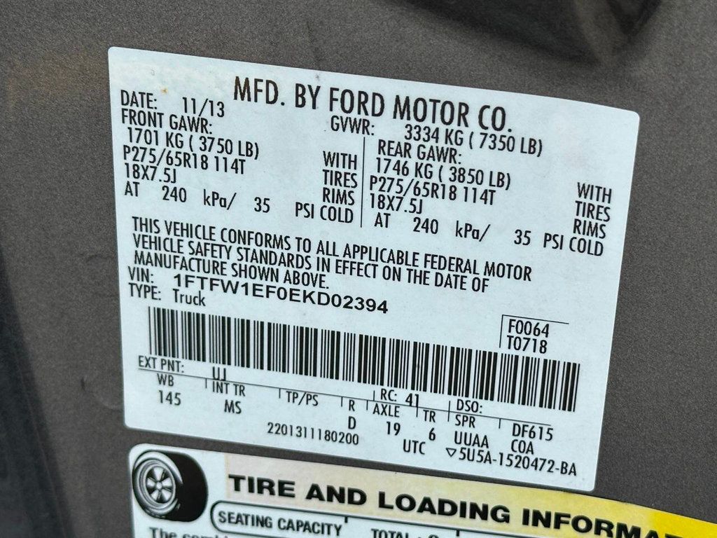 2014 Ford F-150 XLT 4x4 4dr SuperCrew Styleside 5.5 ft. SB - 22902170 - 11