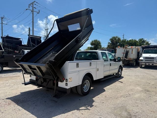 2014 Ford F-350 Crew Cab Utility Dump Truck  - 23009128 - 2