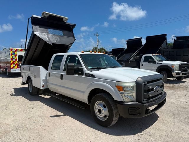 2014 Ford F-350 Crew Cab Utility Dump Truck  - 23009128 - 3