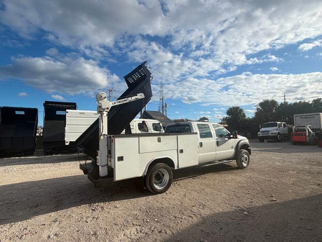 2014 Ford F-550 Crew Cab Utility Dump Tuck  - 22980404 - 3