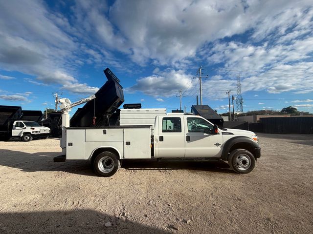 2014 Ford F-550 Crew Cab Utility Dump Tuck  - 22980404 - 4