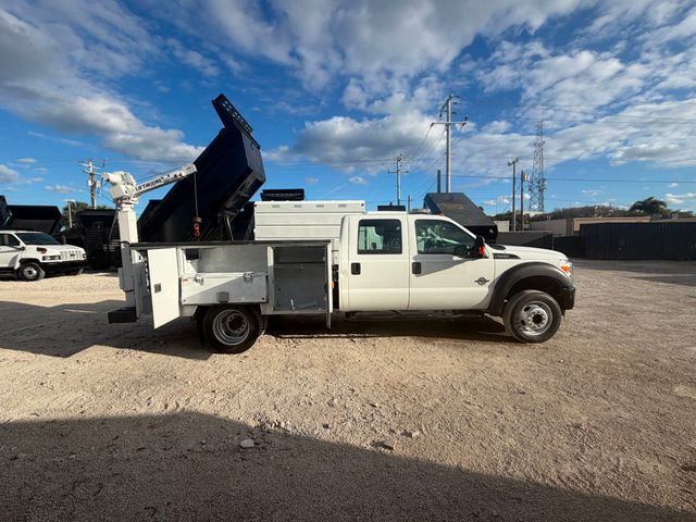 2014 Ford F-550 Crew Cab Utility Dump Tuck  - 22980404 - 8
