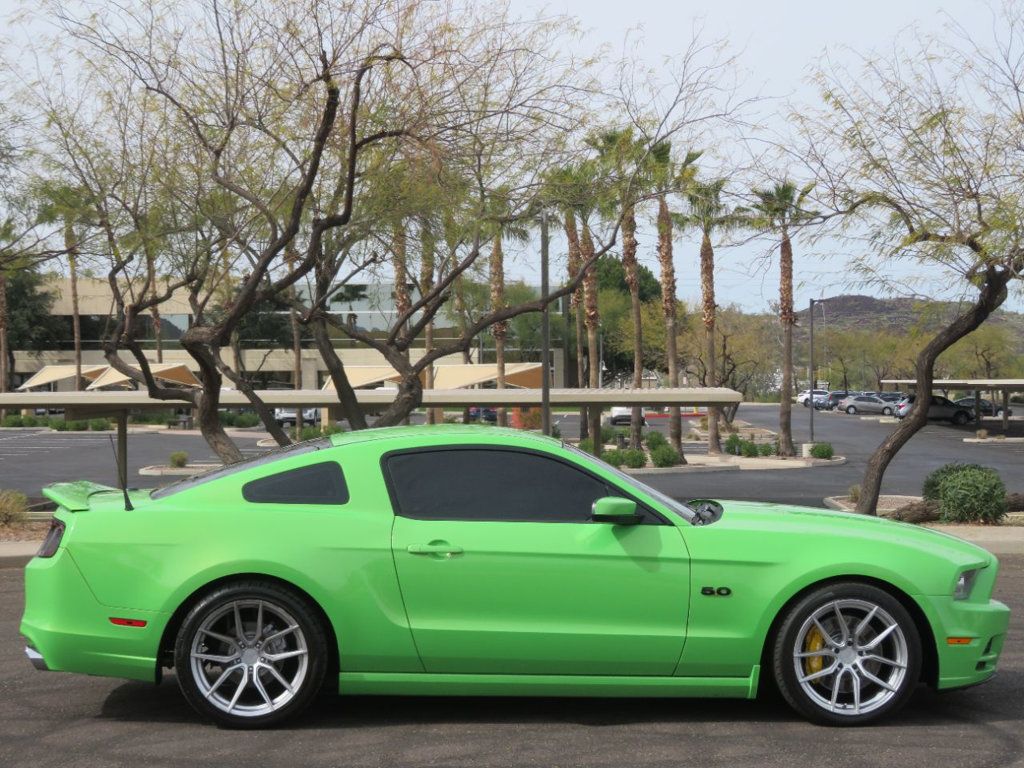 2014 Ford Mustang GOTTA HAVE IT GREEN  GT PREMIUM WOW FACTOR LOW MILES BADBOY - 22344785 - 2
