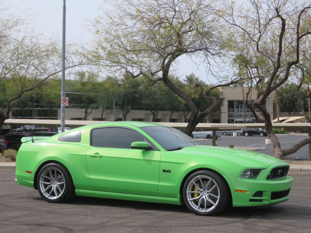 2014 Ford Mustang GOTTA HAVE IT GREEN  GT PREMIUM WOW FACTOR LOW MILES BADBOY - 22344785 - 3