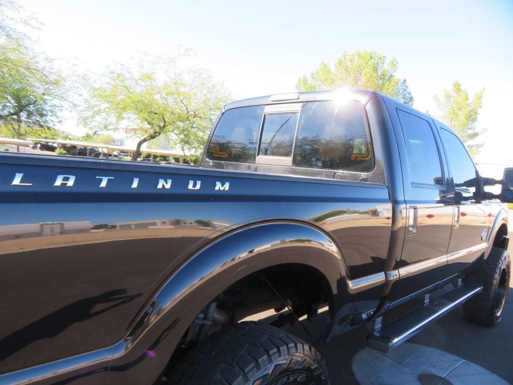 2014 Ford Super Duty F-250 SRW LIFTED PLATINUM POWERSTROKE DIESEL 4X4 EXTRA CLEAN BADBOY  - 22650760 - 9