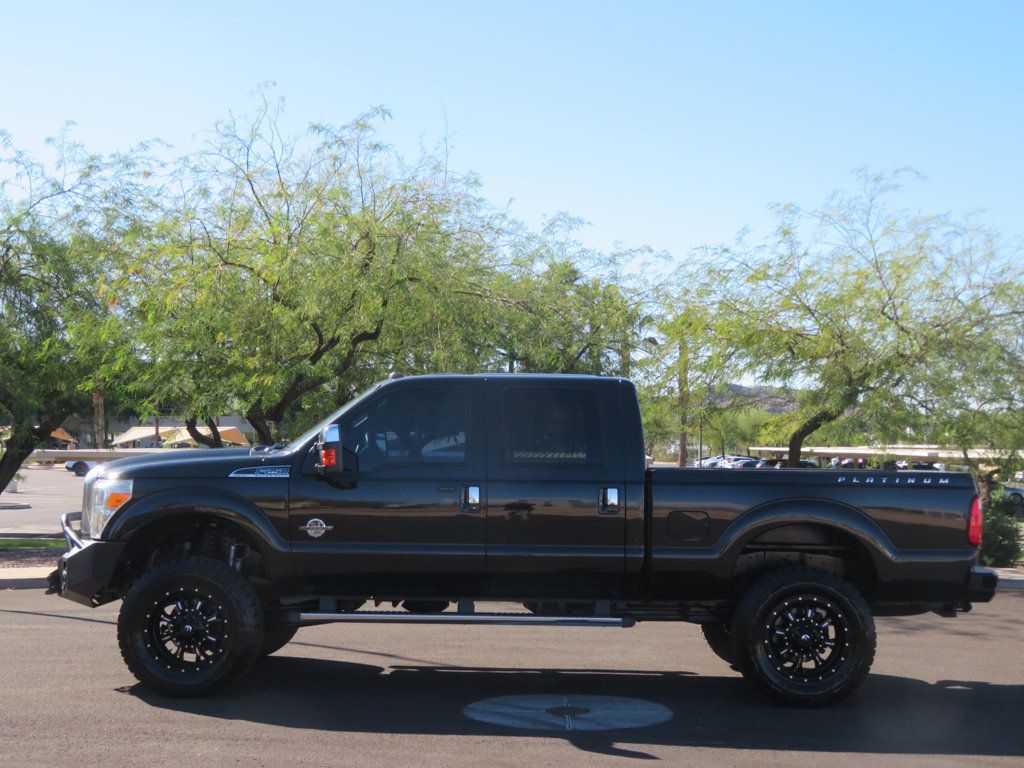 2014 Ford Super Duty F-250 SRW LIFTED PLATINUM POWERSTROKE DIESEL 4X4 EXTRA CLEAN BADBOY  - 22650760 - 1